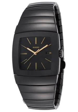 Rado Sintra Quartz Black Dial Black Ceramic Men's Watch R13724192