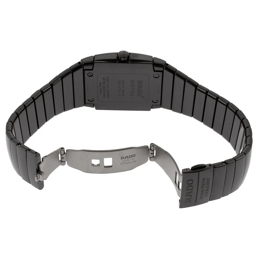 Rado Sintra Quartz Black Dial Black Ceramic Men's Watch R13724192