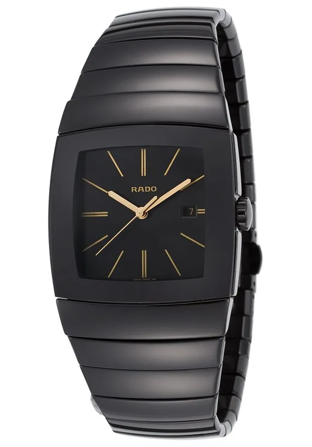 Rado Sintra Quartz Black Dial Black Ceramic Men's Watch R13724192