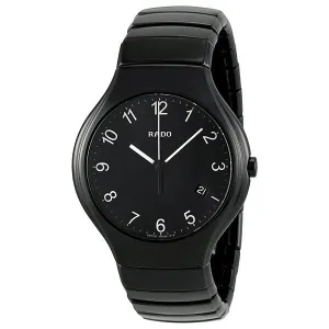 Rado True Black Dial Ceramic Men's Watch R27653192