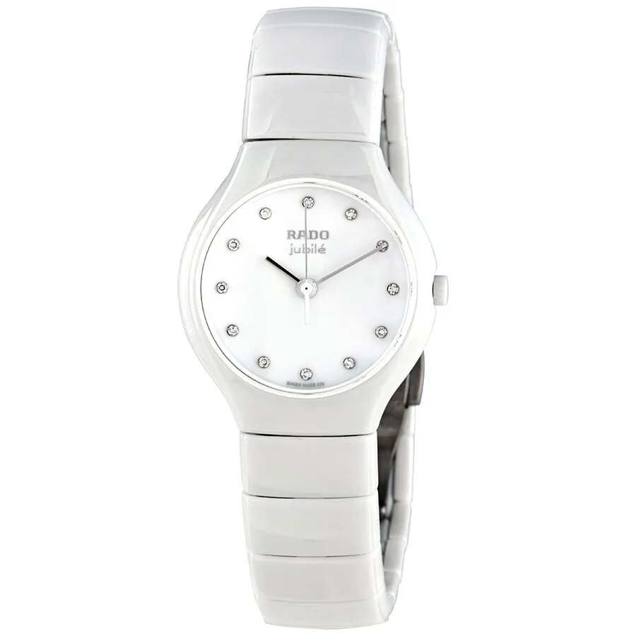 Rado True Quartz Diamond White Dial Ladies Watch R27696762