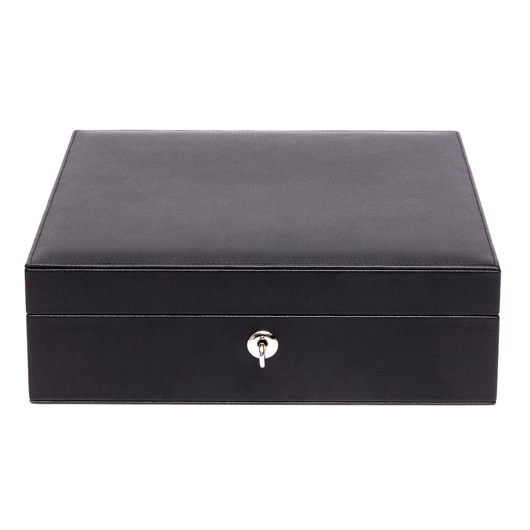Rapport - Vantage 8 Watch Box in Black Leather | L435
