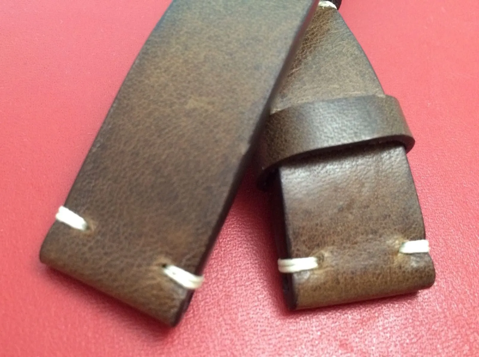Real Leather Strap for Bremont watches (Raw Brown Color) 22mm/18mm