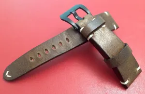 Real Leather Strap for Bremont watches (Raw Brown Color) 22mm/18mm