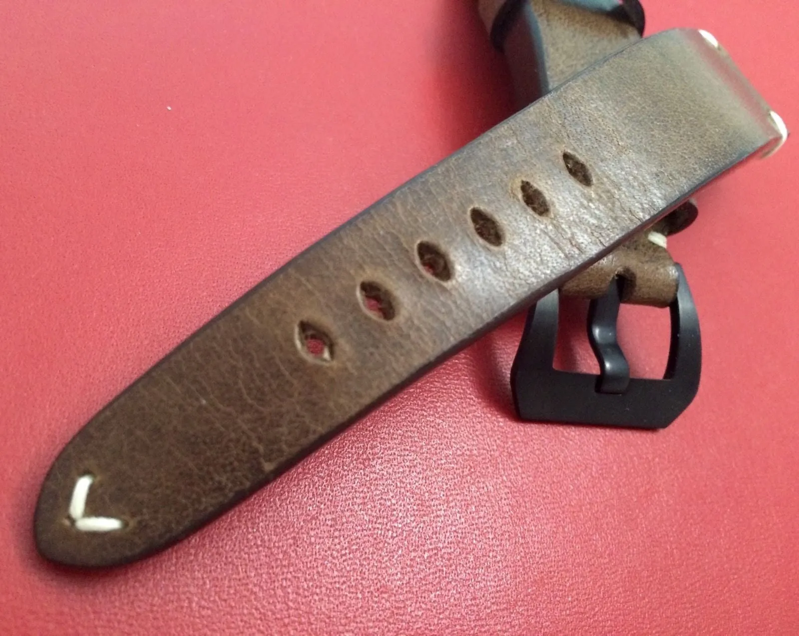 Real Leather Strap for Bremont watches (Raw Brown Color) 22mm/18mm