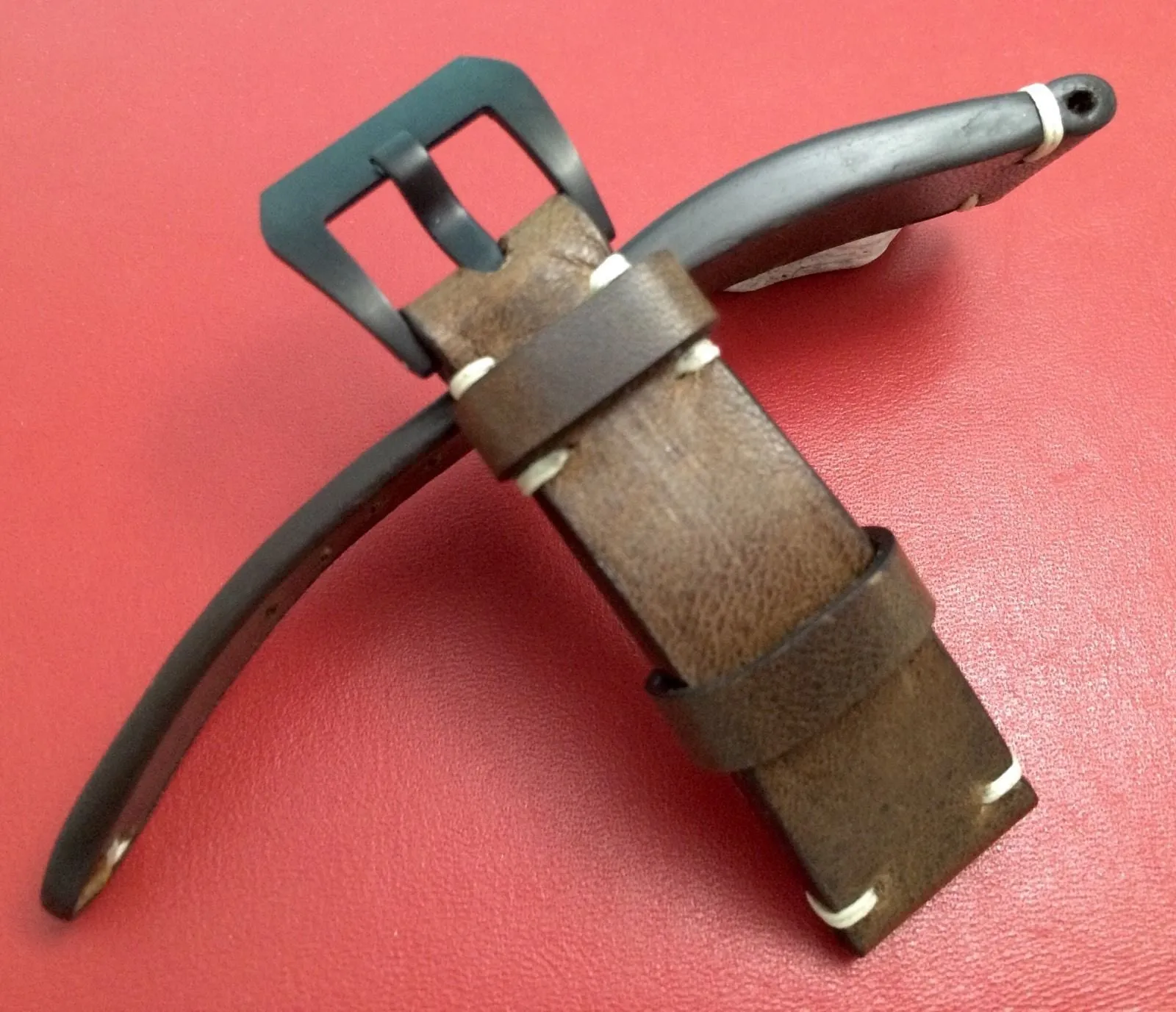 Real Leather Strap for Bremont watches (Raw Brown Color) 22mm/18mm