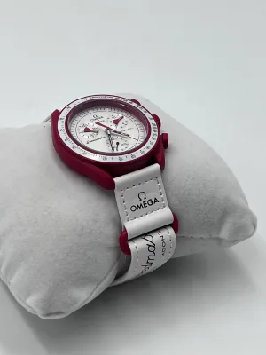 Red omega watch