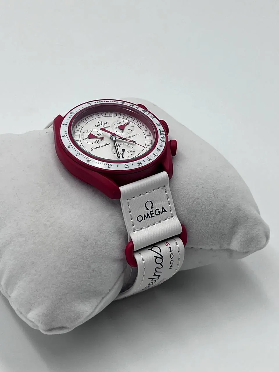 Red omega watch