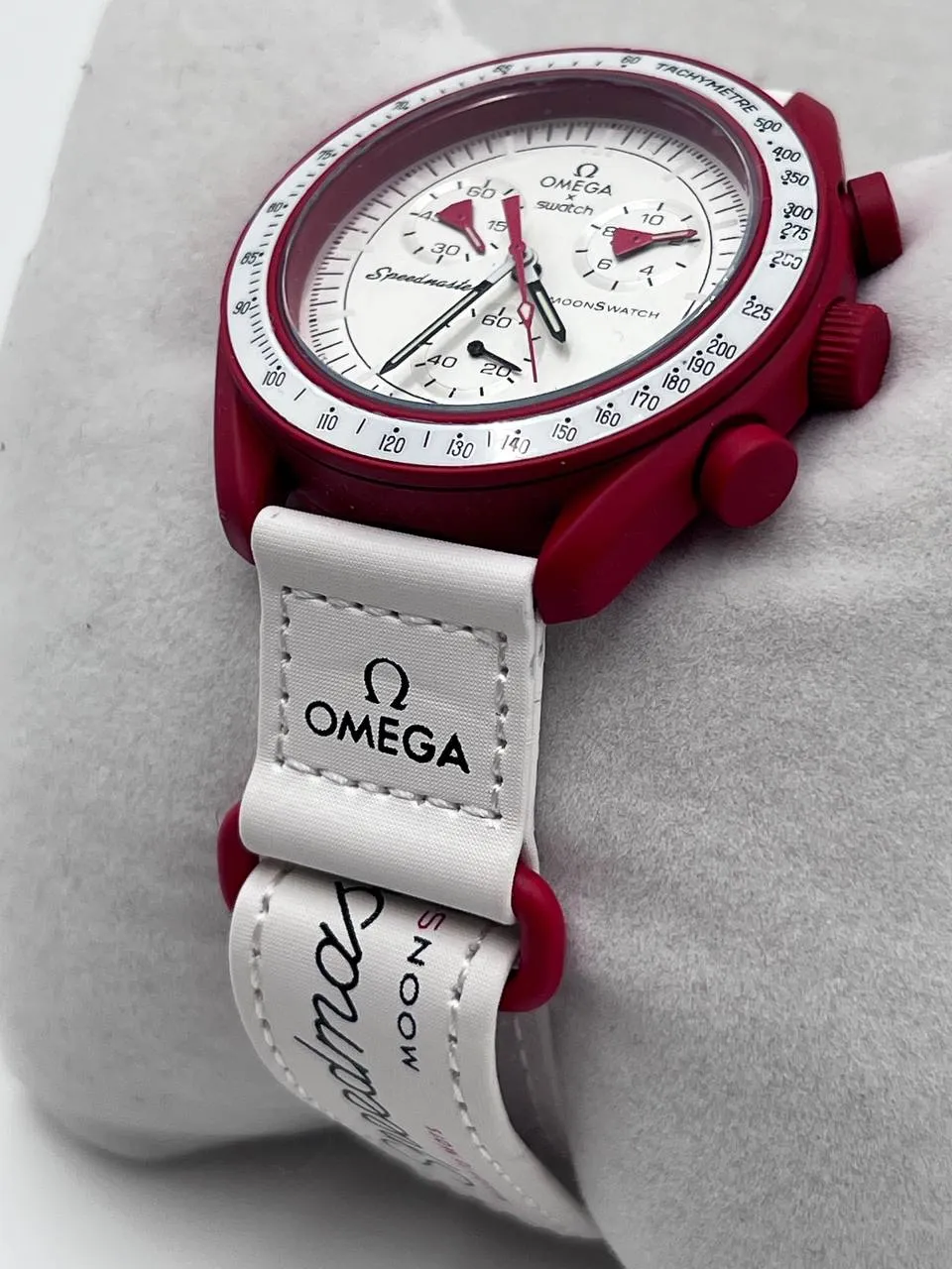 Red omega watch
