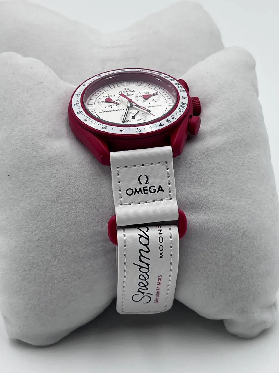 Red omega watch