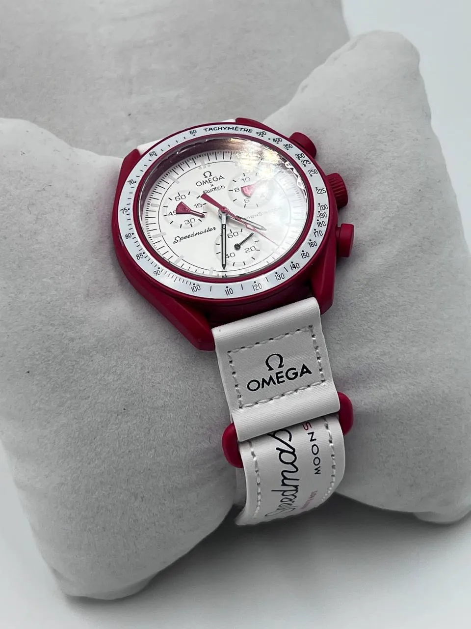 Red omega watch