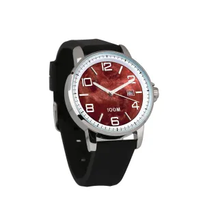Redwood Watch Silicone Band White Bezel - Men's