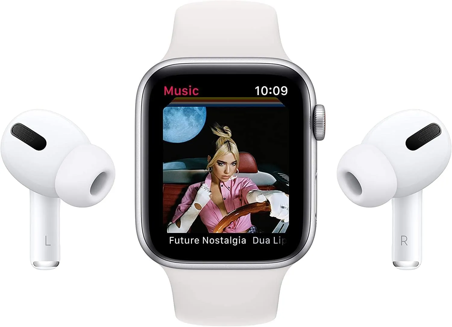 Refurbished Apple Watch SE [GPS   Cellular, 40mm] – Silver Aluminum Case with White Sport Band