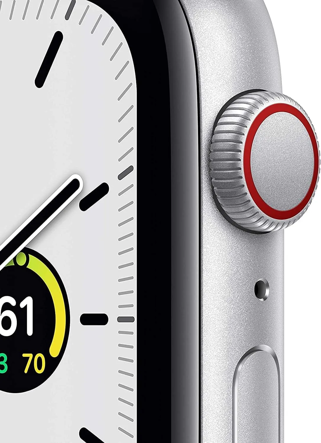 Refurbished Apple Watch SE [GPS   Cellular, 40mm] – Silver Aluminum Case with White Sport Band