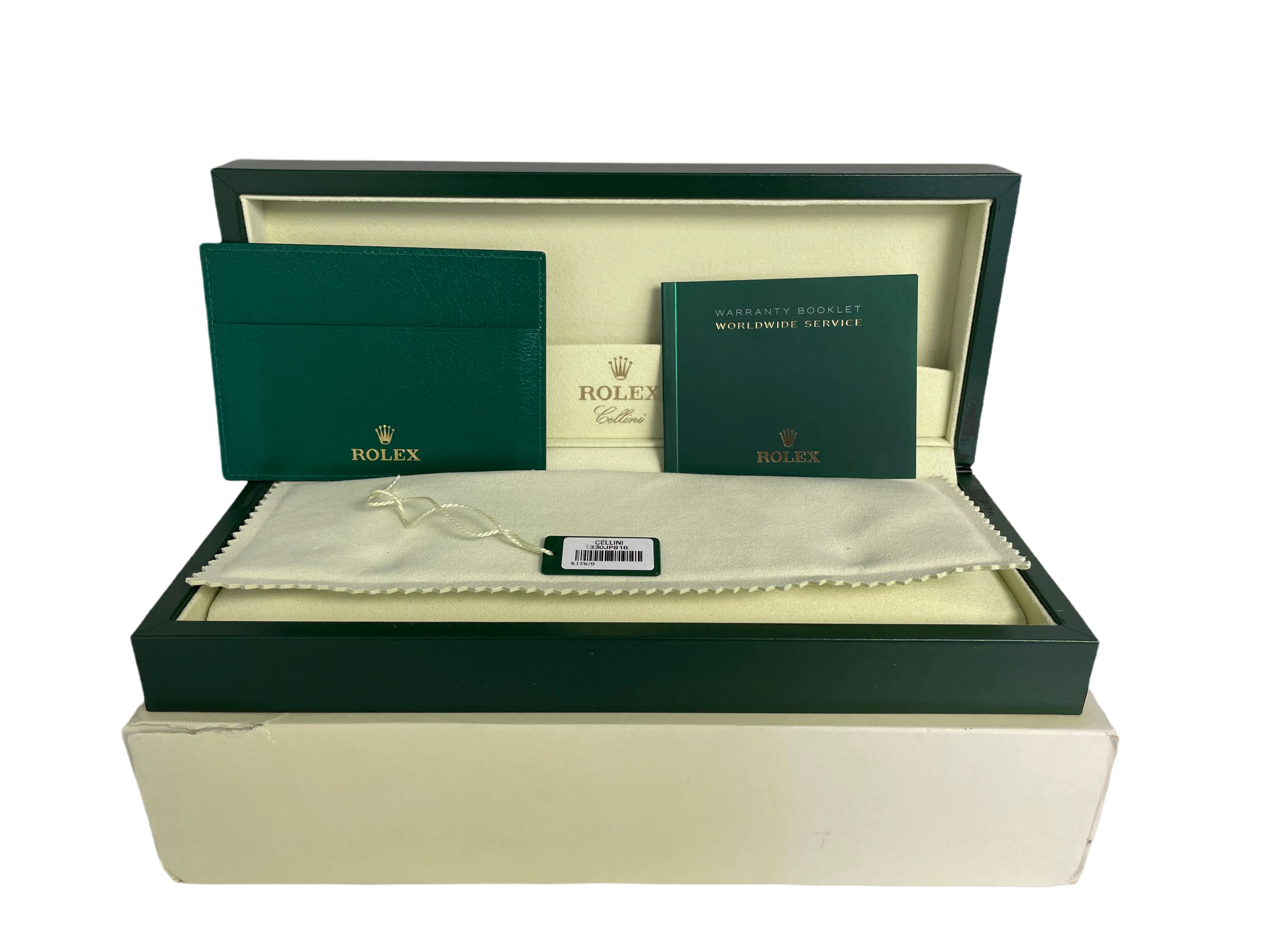 Rolex Cellini 18k White Gold Black Dial Roman Numeral 50509
