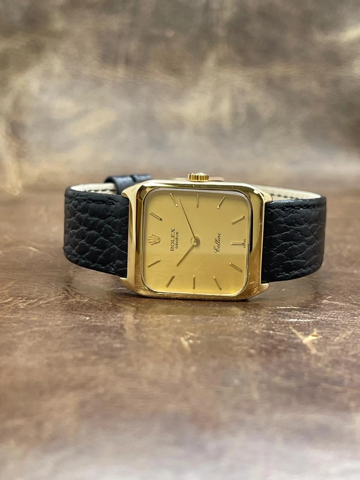 Rolex  Cellini 18K Yellow Gold 4131 Champagne Dial Manual Wind Watch