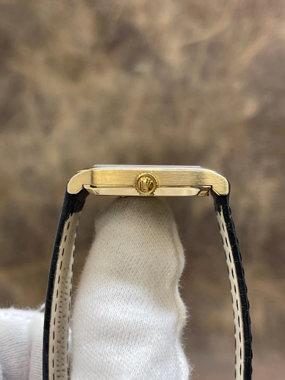 Rolex  Cellini 18K Yellow Gold 4131 Champagne Dial Manual Wind Watch