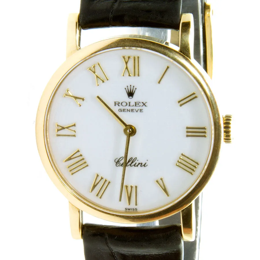 Rolex Cellini Classic White Roman Dial
