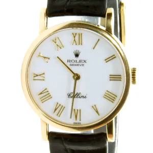 Rolex Cellini Classic White Roman Dial