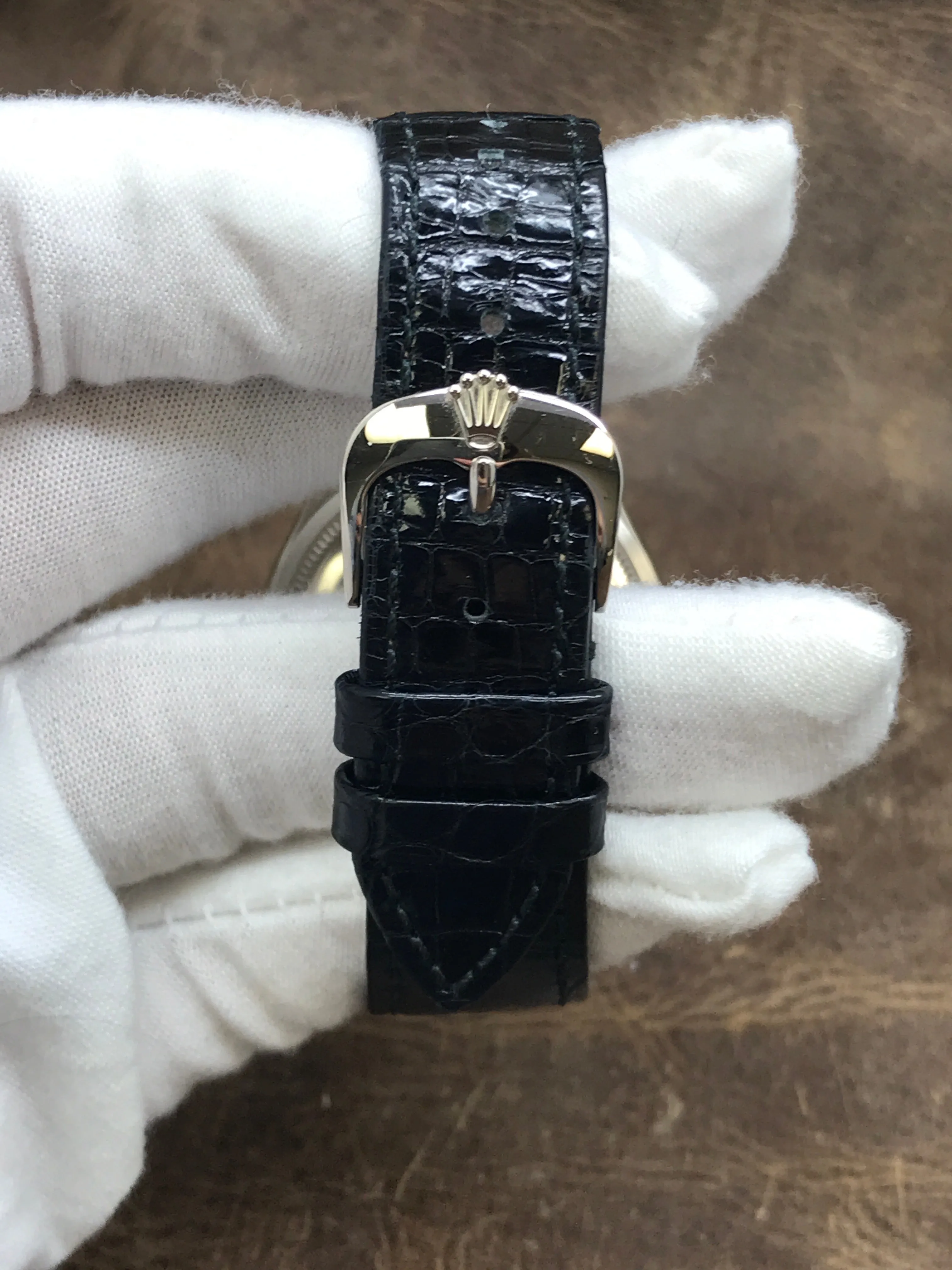 Rolex Cellini Time 50509 Black Dial Automatic Men's Watch