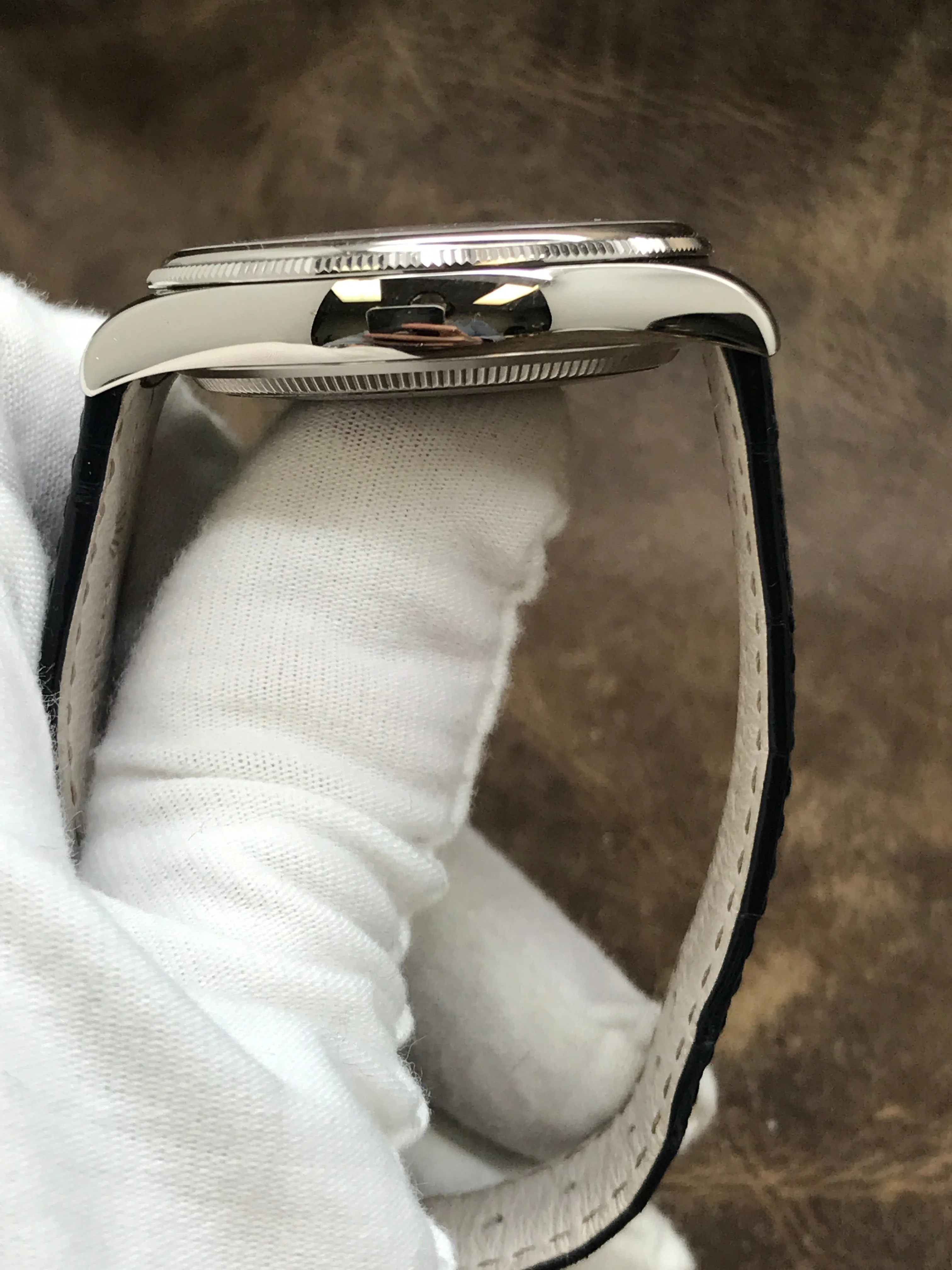 Rolex Cellini Time 50509 Black Dial Automatic Men's Watch