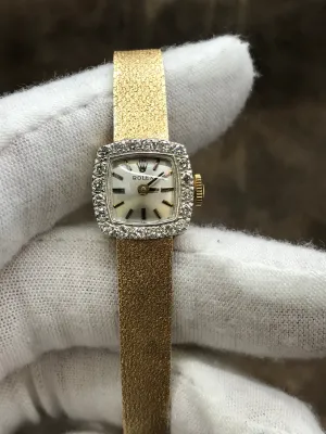 Rolex Cocktail Watch 8032 Silver Dial Manual wind Women's Watch