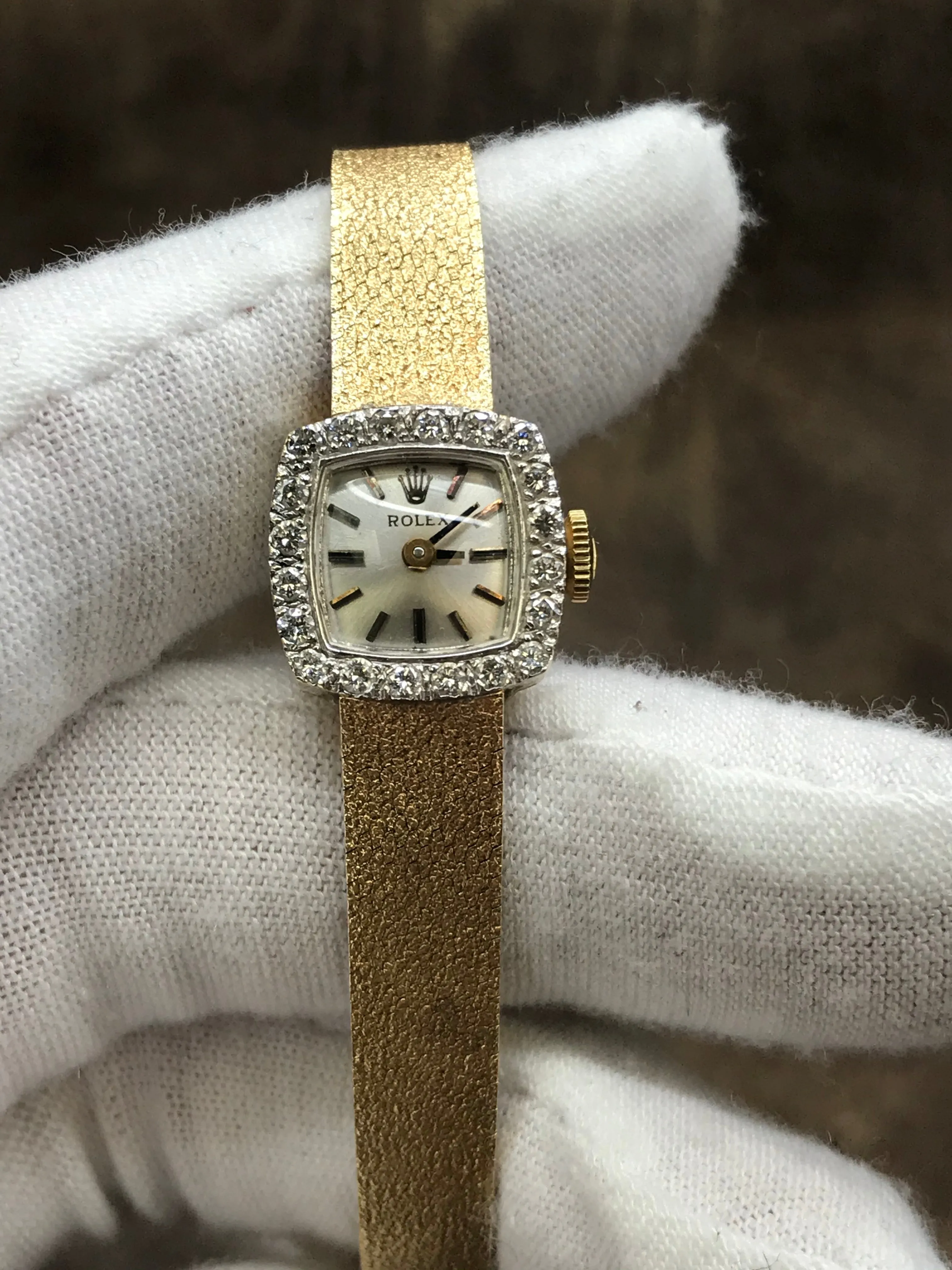 Rolex Cocktail Watch 8032 Silver Dial Manual wind Women's Watch