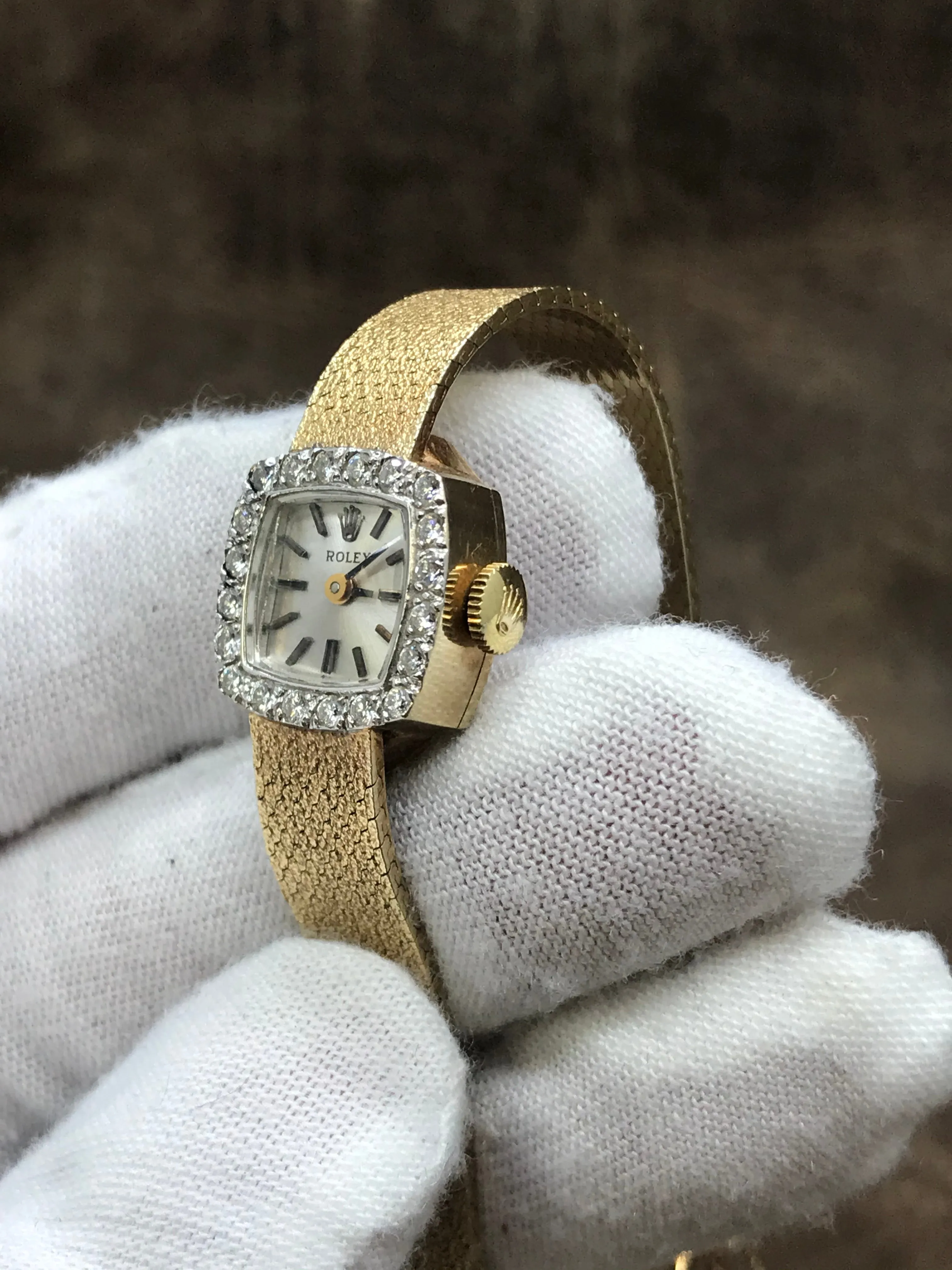 Rolex Cocktail Watch 8032 Silver Dial Manual wind Women's Watch