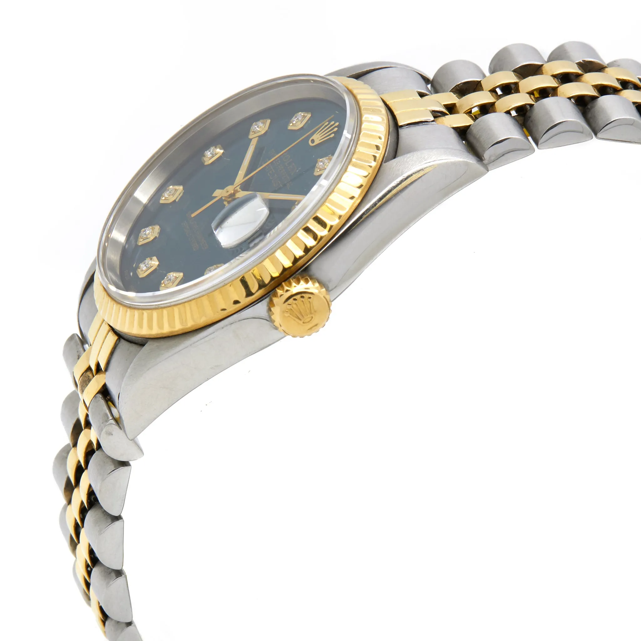 Rolex Datejust 16233 Blue Dial Automatic Watch