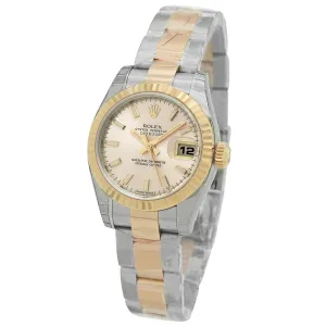 Rolex Datejust 26mm 179171 Pink Dial Automatic  Women's Watch