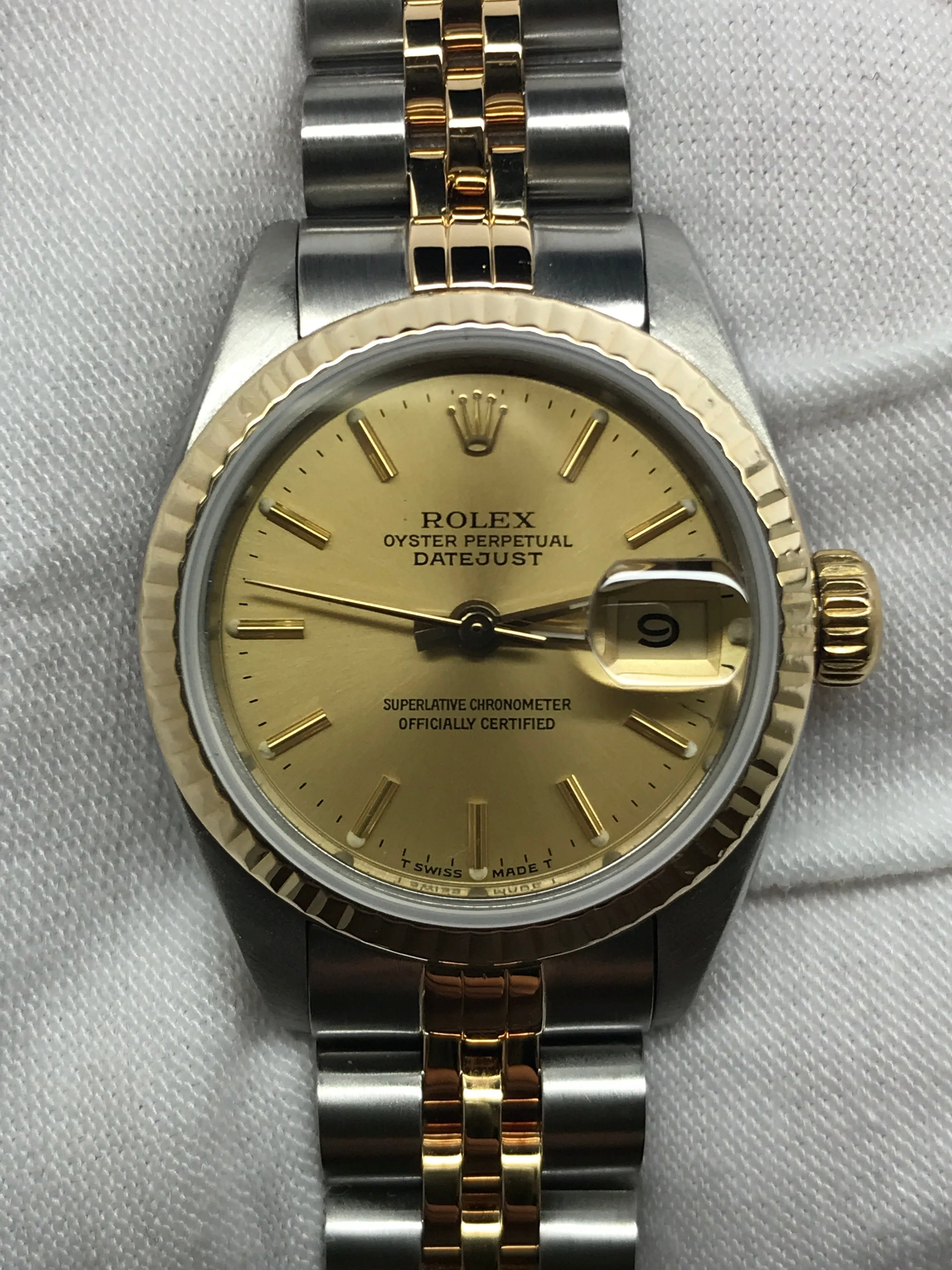 Rolex Datejust 26mm 69173 Champagne Dial Automatic Women's Watch