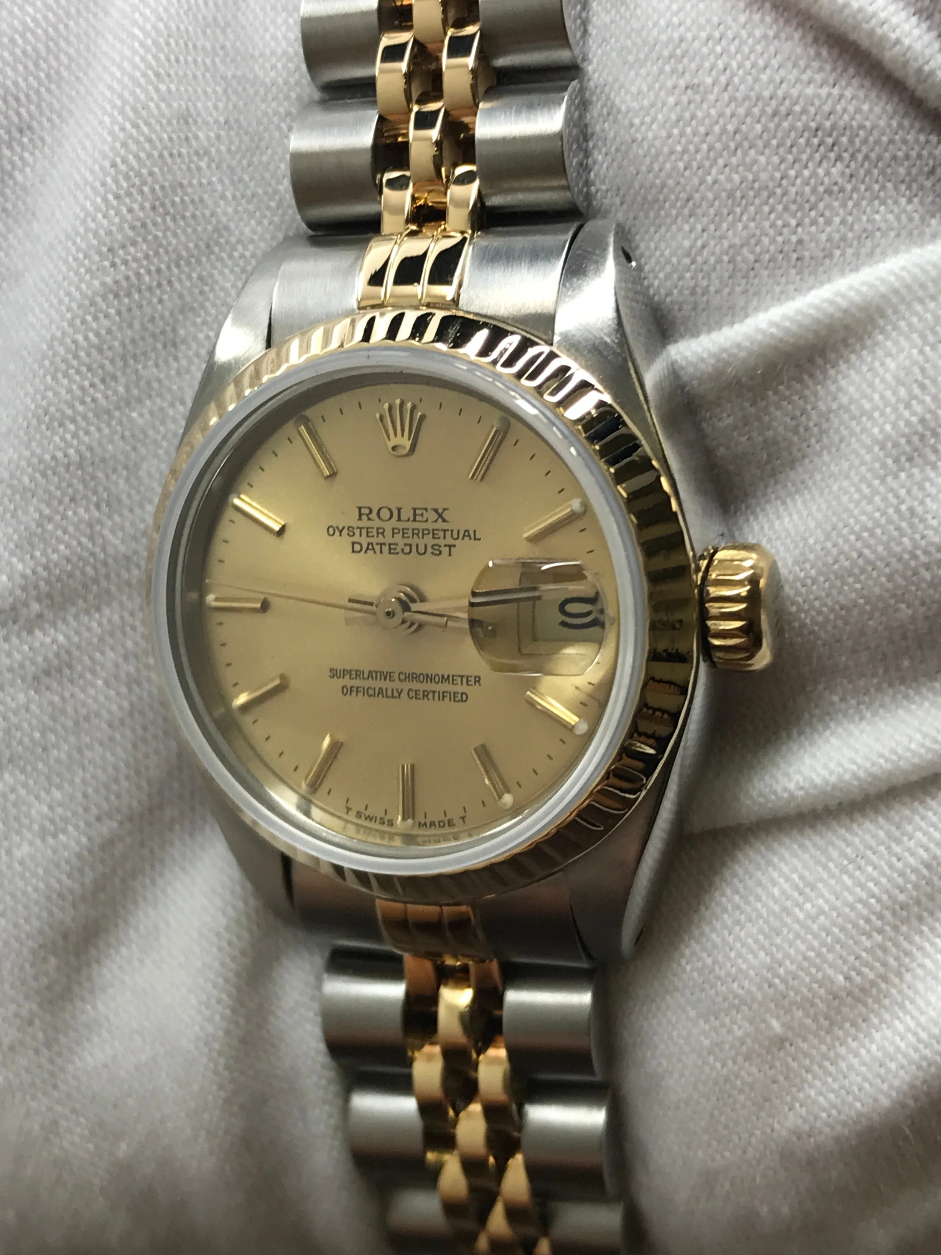 Rolex Datejust 26mm 69173 Champagne Dial Automatic Women's Watch