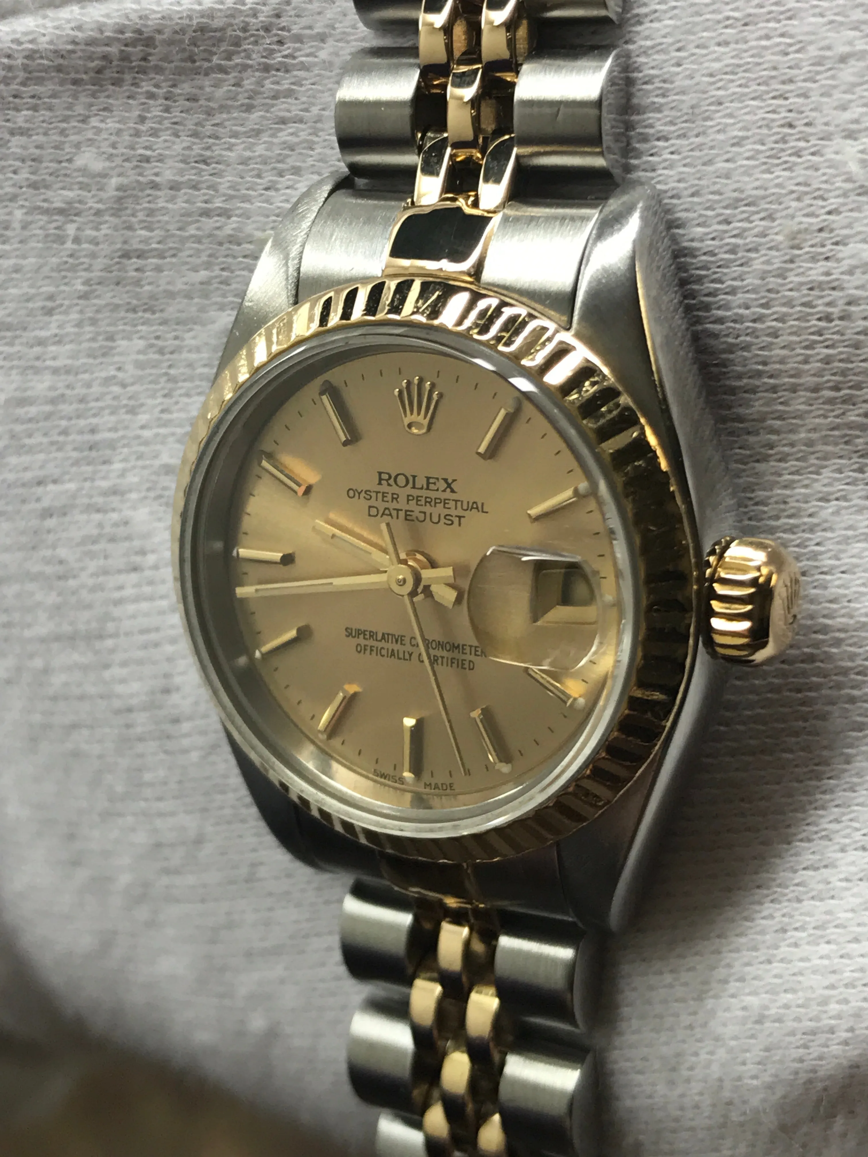 Rolex Datejust 26mm 79173 Champagne Dial Automatic Women's Watch