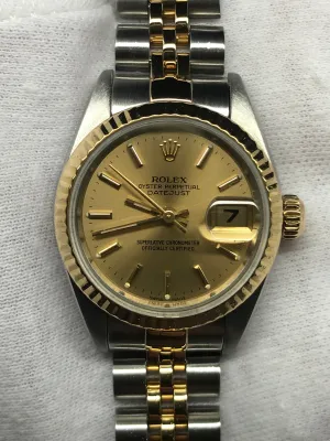 Rolex Datejust 26mm 79173 Champagne Dial Automatic Women's Watch