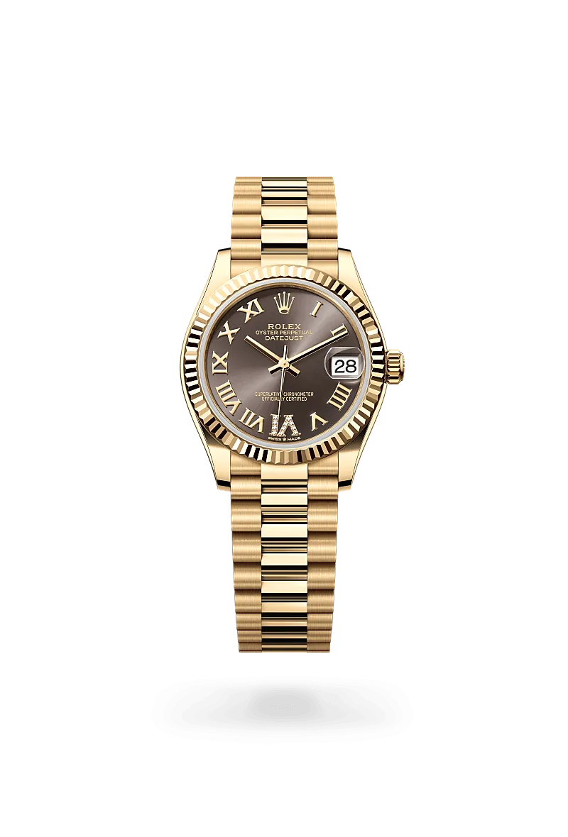 Rolex Datejust 31 in 18 kt yellow gold, M278278-0032 | Walters & Hogsett