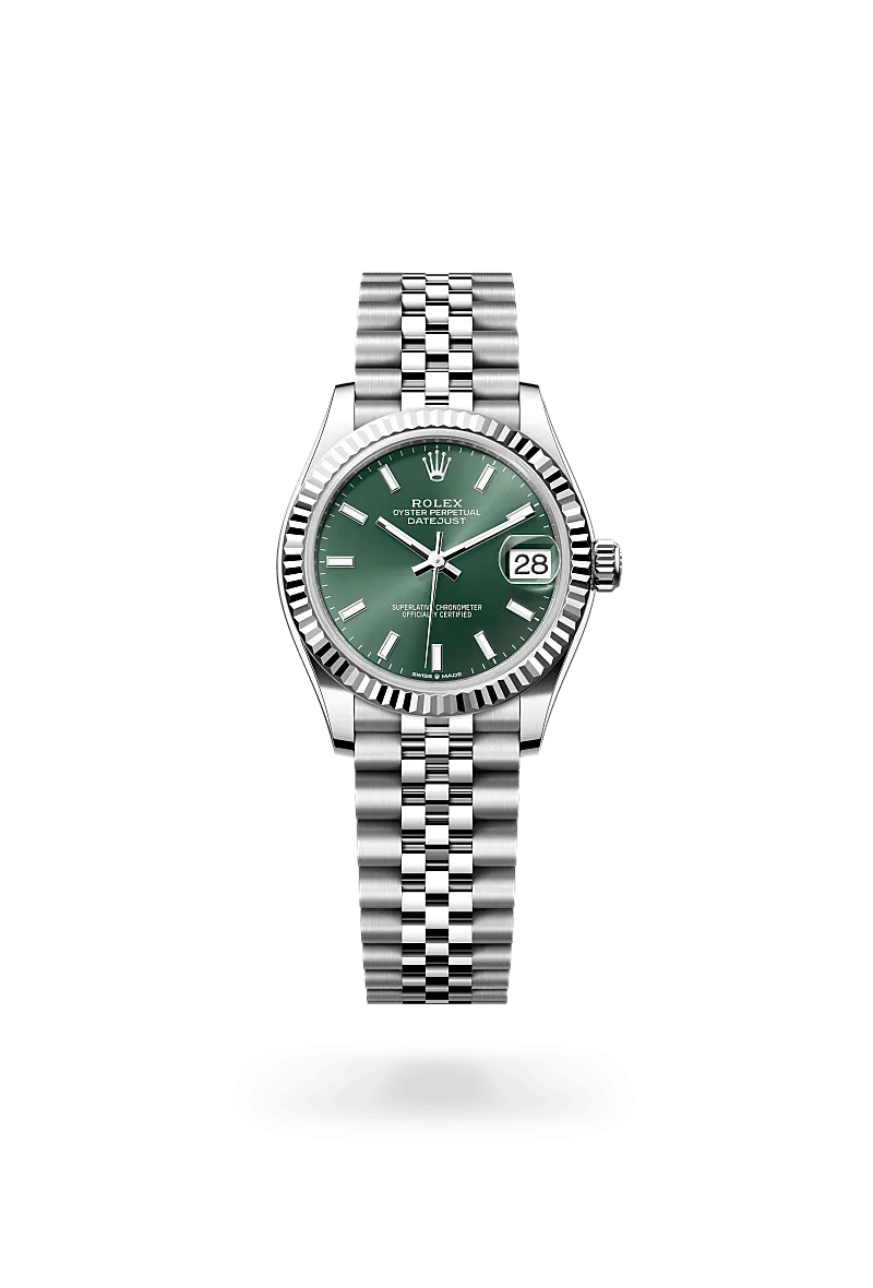 Rolex Datejust 31 in White Rolesor - combination of Oystersteel and white gold, M278274-0018 | Walters & Hogsett