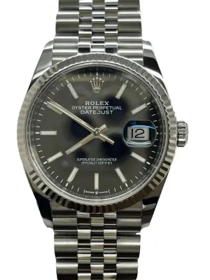 Rolex Datejust 36mm 126234 Black Dial Automatic Watch