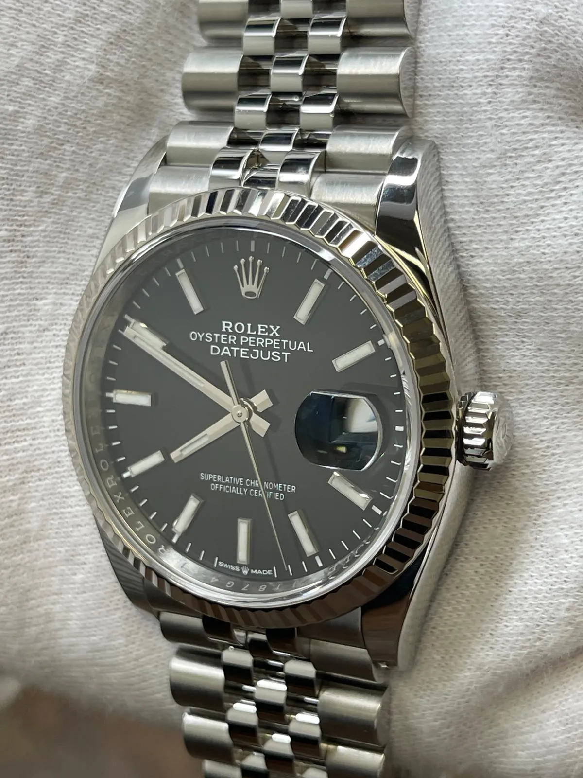 Rolex Datejust 36mm 126234 Black Dial Automatic Watch