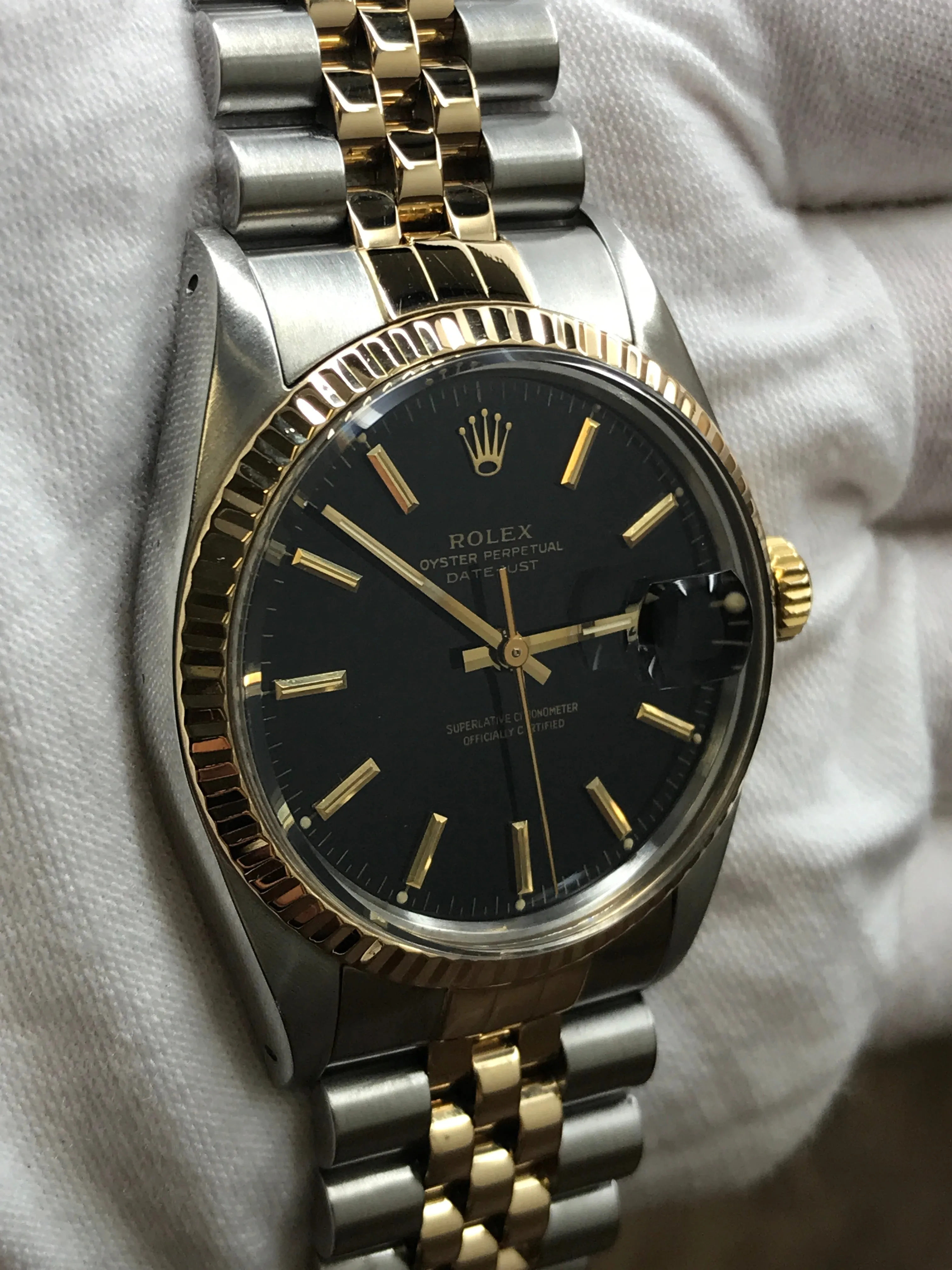 Rolex Datejust 36mm 16013 Black Dial Automatic Watch