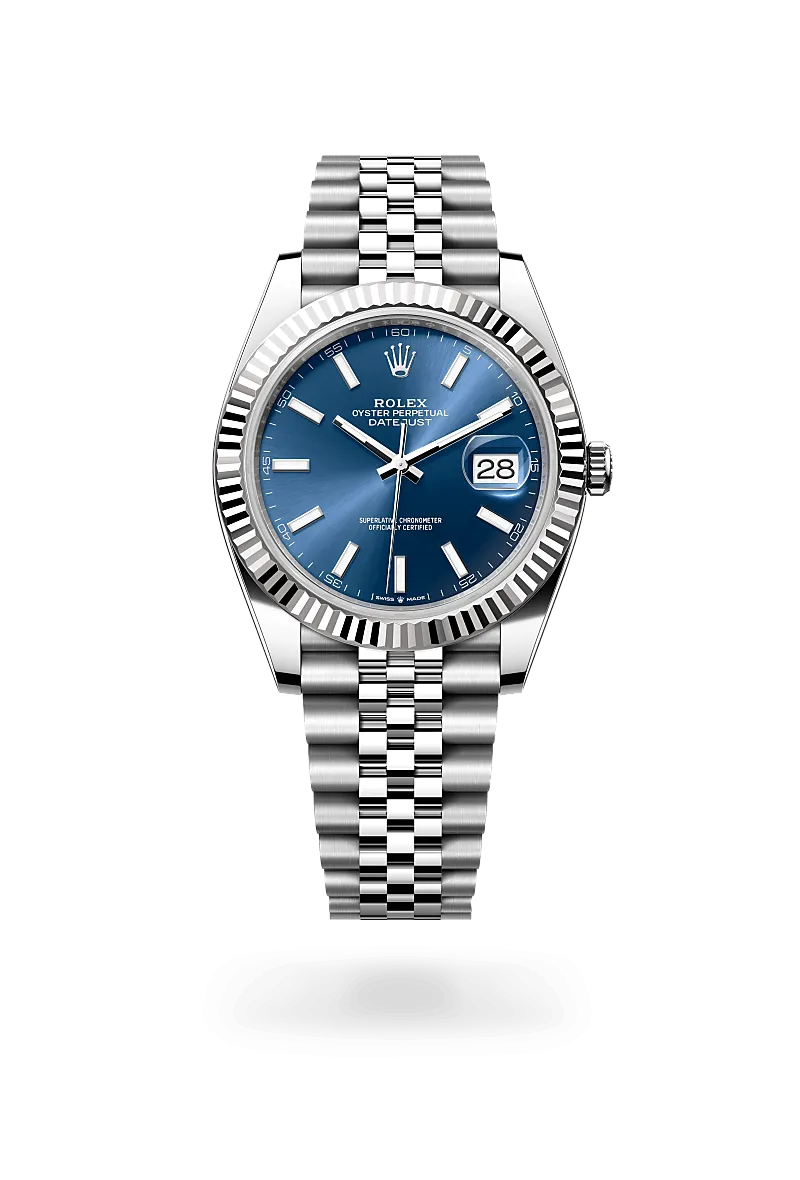Rolex Datejust 41 in White Rolesor - combination of Oystersteel and white gold, M126334-0002 | Walters & Hogsett
