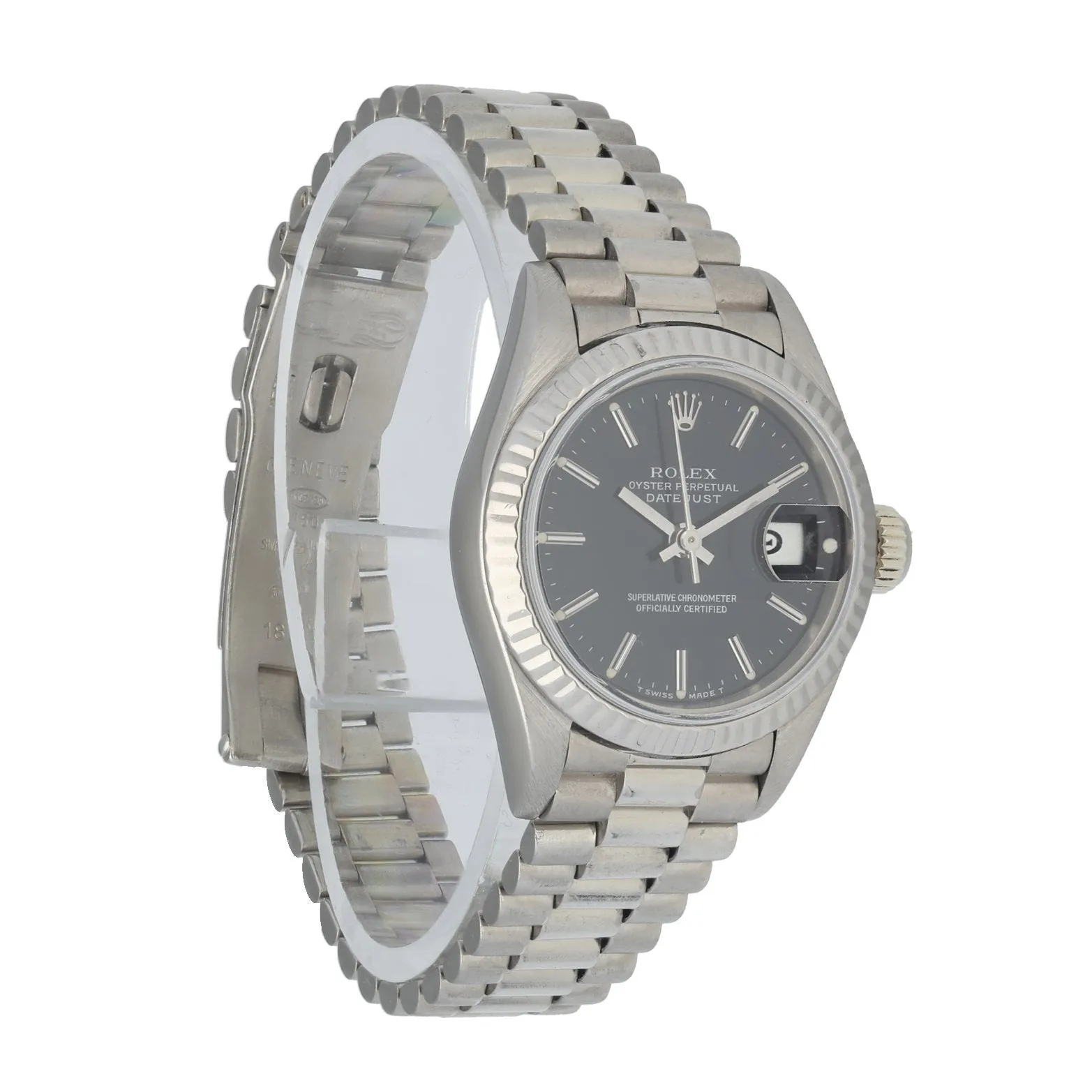 Rolex Datejust 69179 White Gold Ladies Watch Box & Papers