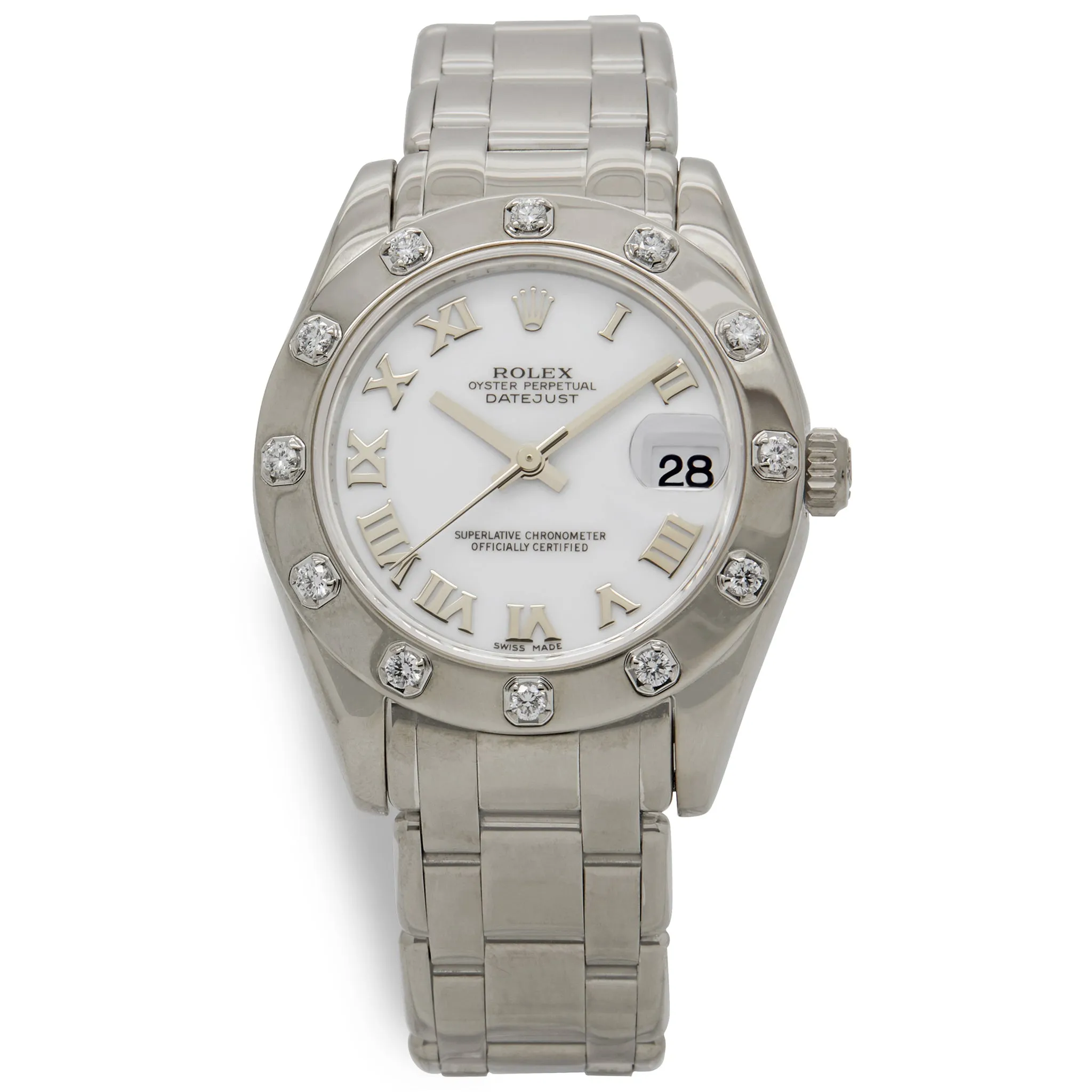 Rolex Datejust 81319 White Dial Automatic Women's Watch