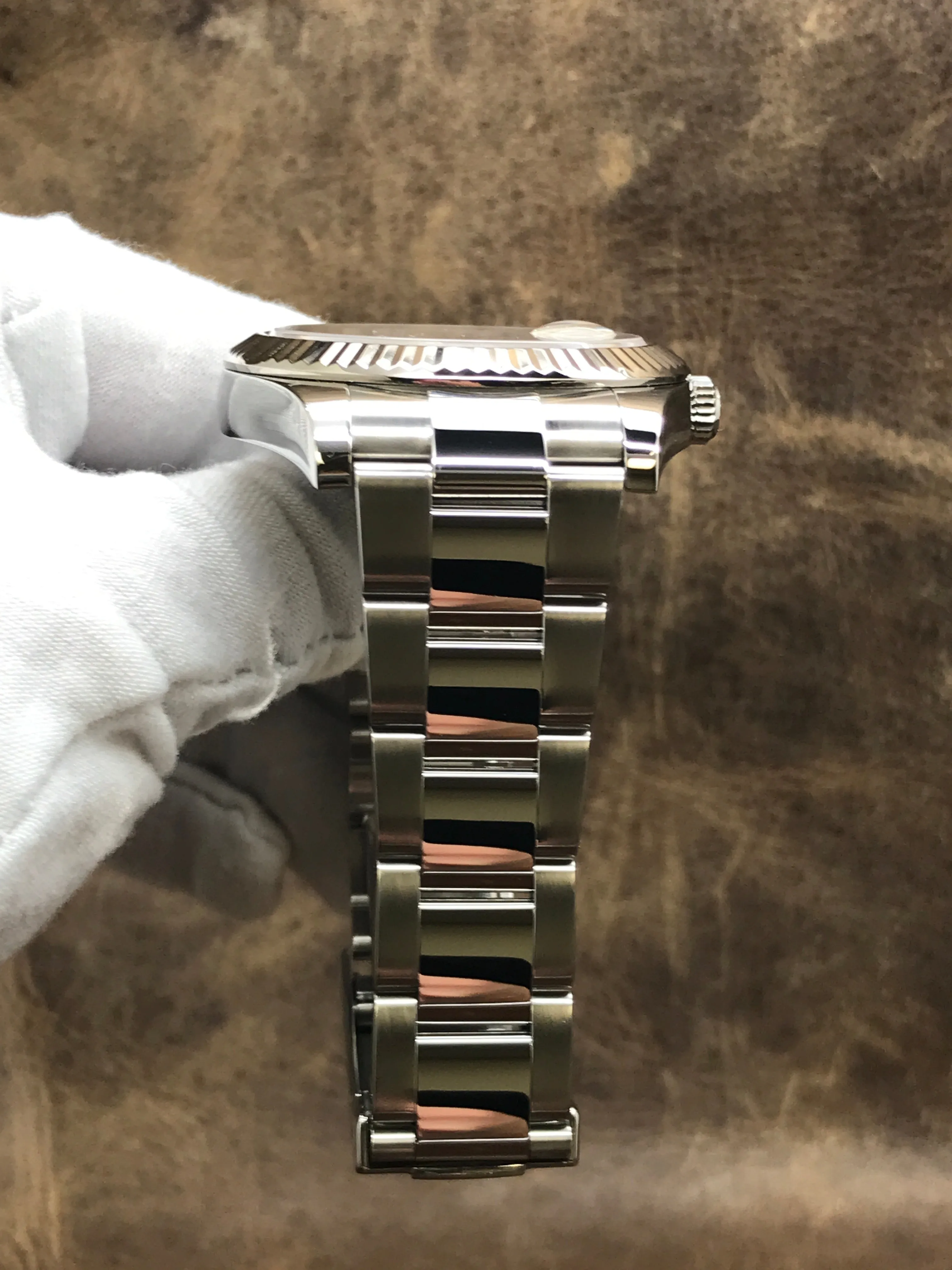 Rolex Datejust II 41mm 116334 White Dial Automatic Men's Watch