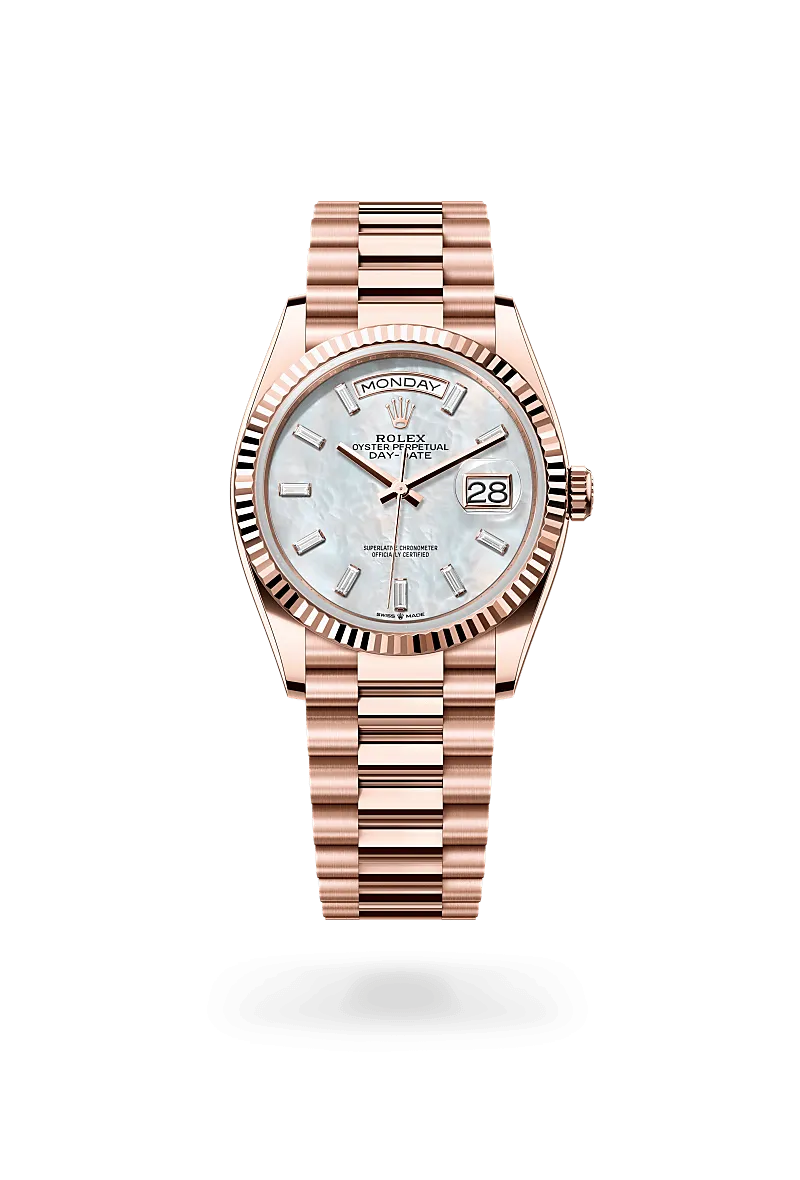 Rolex Day-Date 36 in 18 kt Everose gold, M128235-0078 | Walters & Hogsett