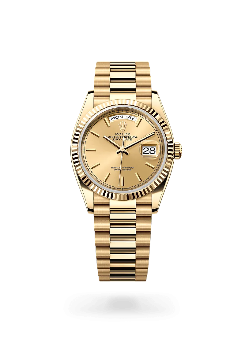 Rolex Day-Date 36 in 18 kt yellow gold, M128238-0045 | Walters & Hogsett