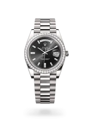 Rolex Day-Date 40 in 18 kt white gold, M228349RBR-0003 | Walters & Hogsett