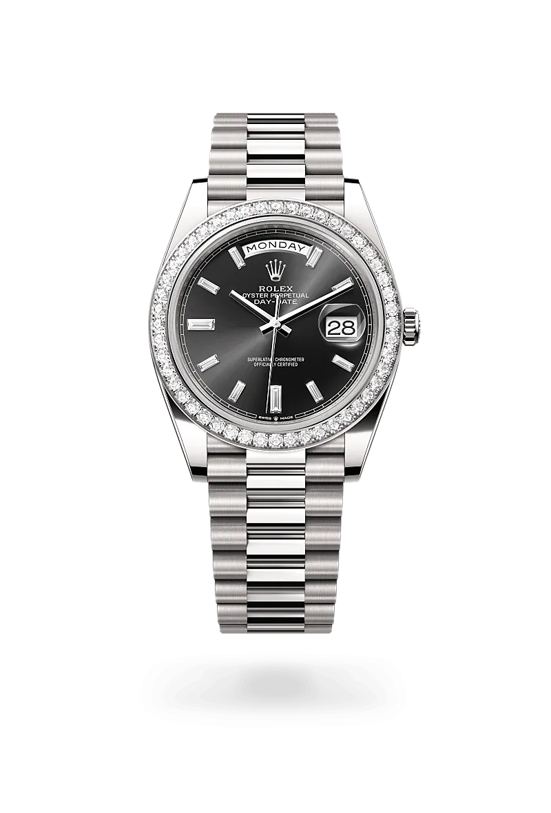 Rolex Day-Date 40 in 18 kt white gold, M228349RBR-0003 | Walters & Hogsett