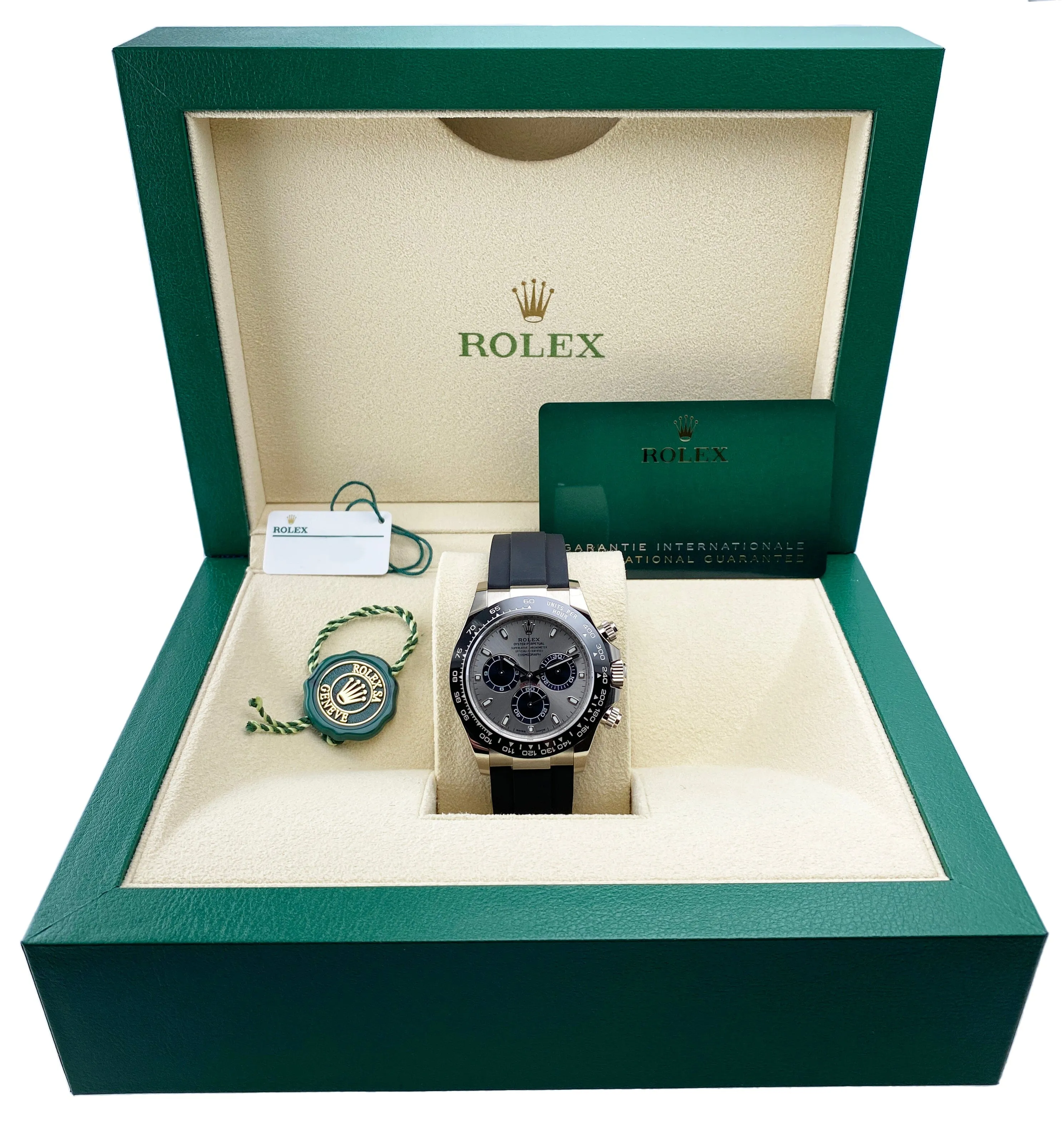 Rolex Daytona 116519LN White Gold Mens Watch Box Papers