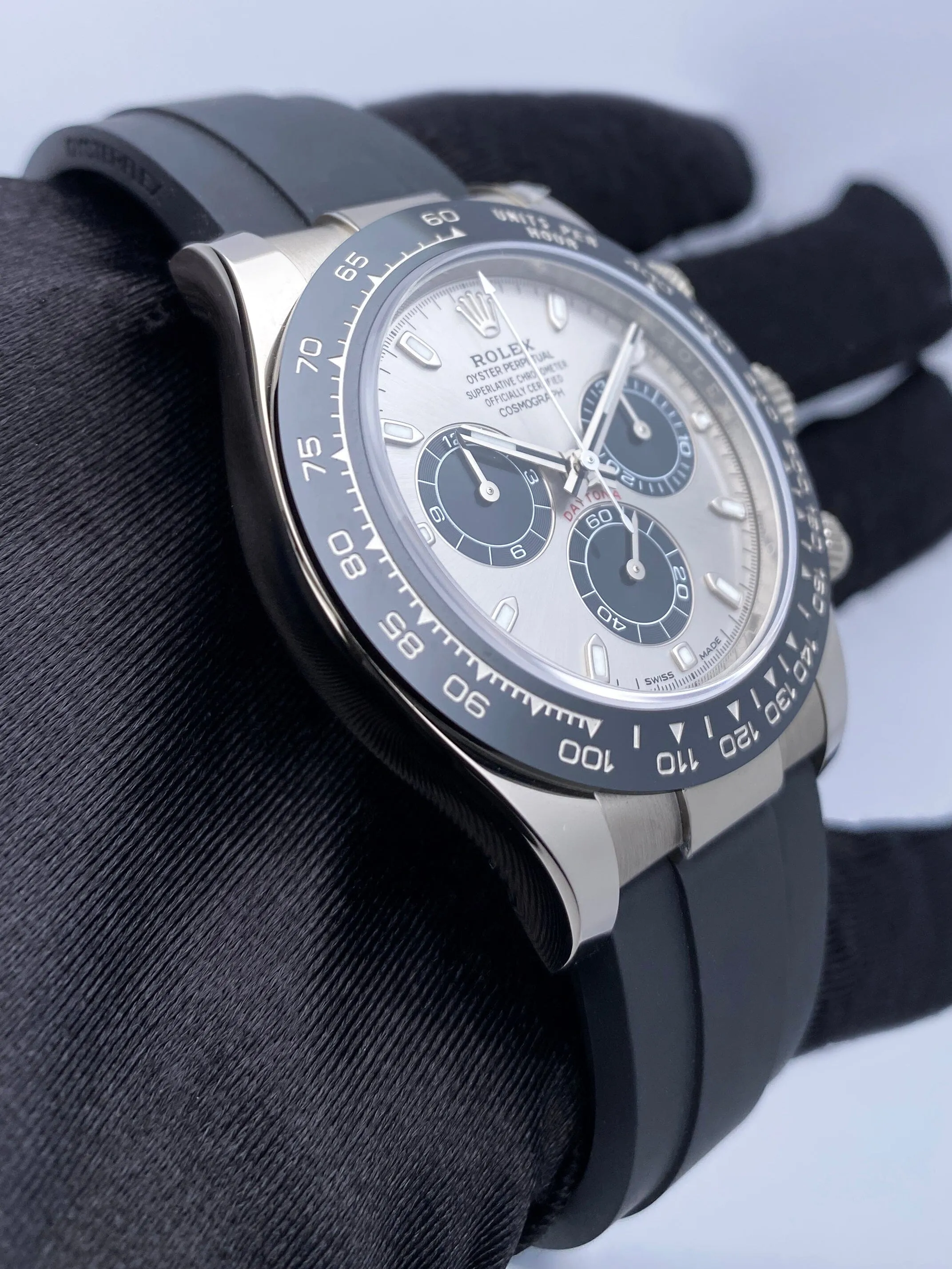 Rolex Daytona 116519LN White Gold Mens Watch Box Papers