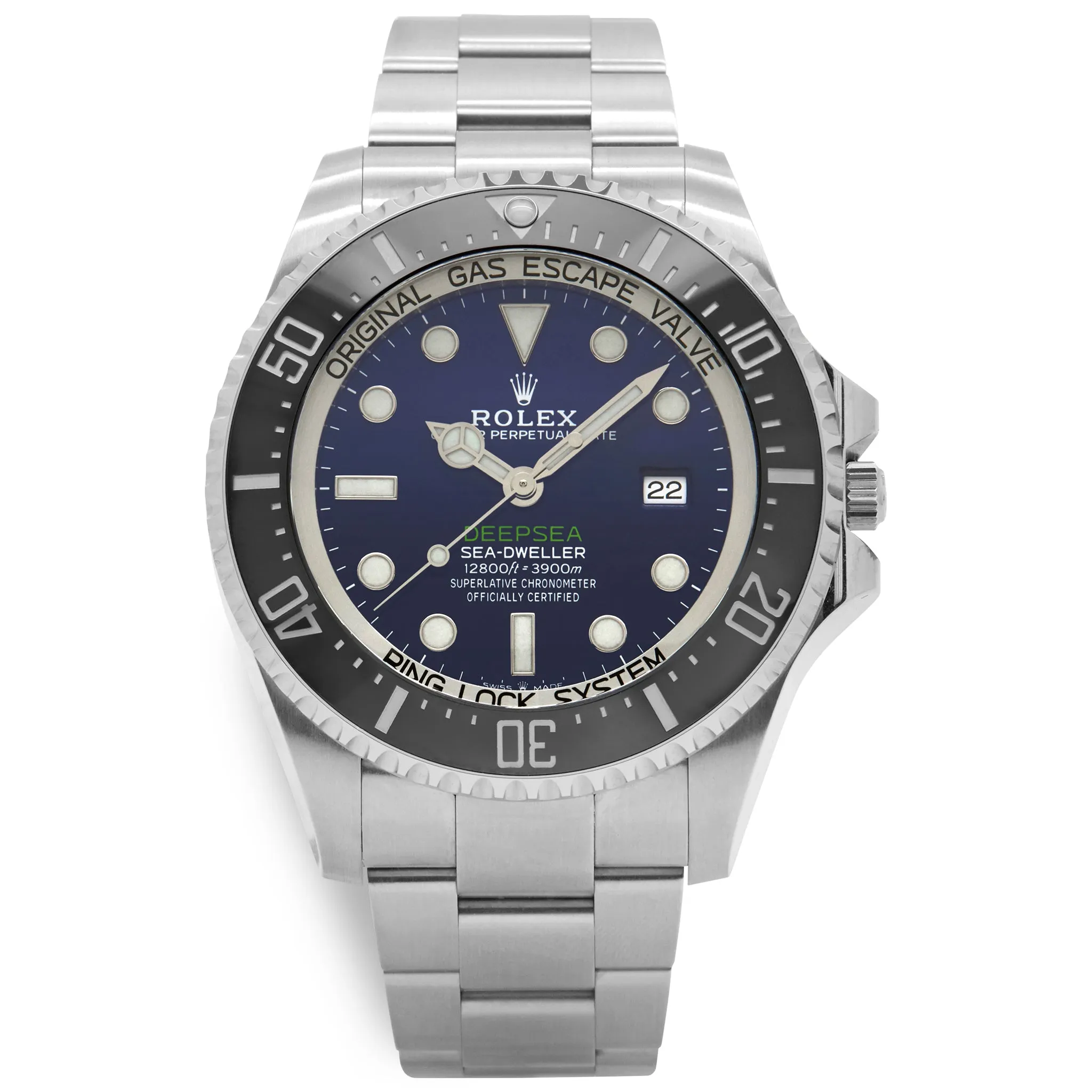 Rolex Deepsea James Cameron Deep Blue 126660 D-blue Deep Blue Dial Automatic Men's Watch